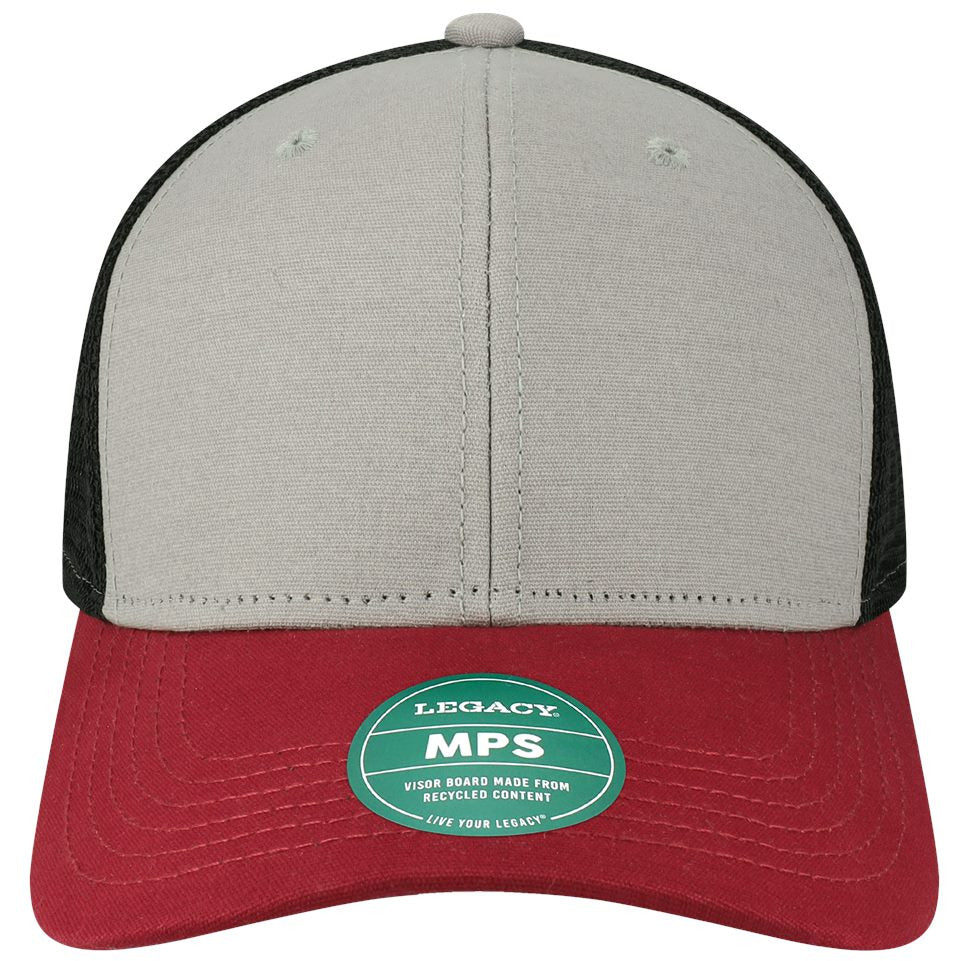 Grey/ Burgundy/ Black