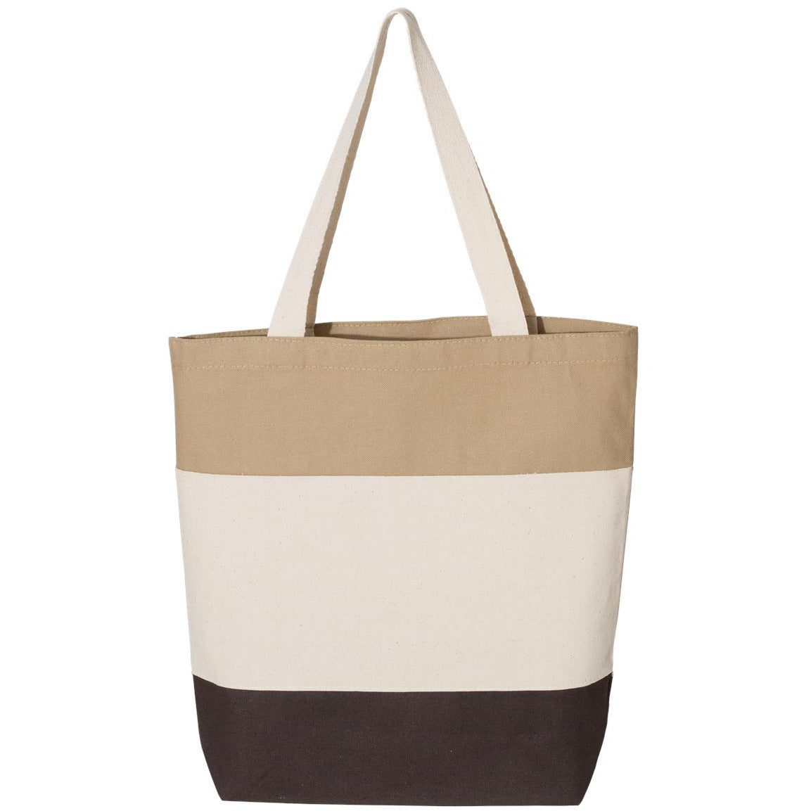 Q-Tees 11L Tri-Color Tote