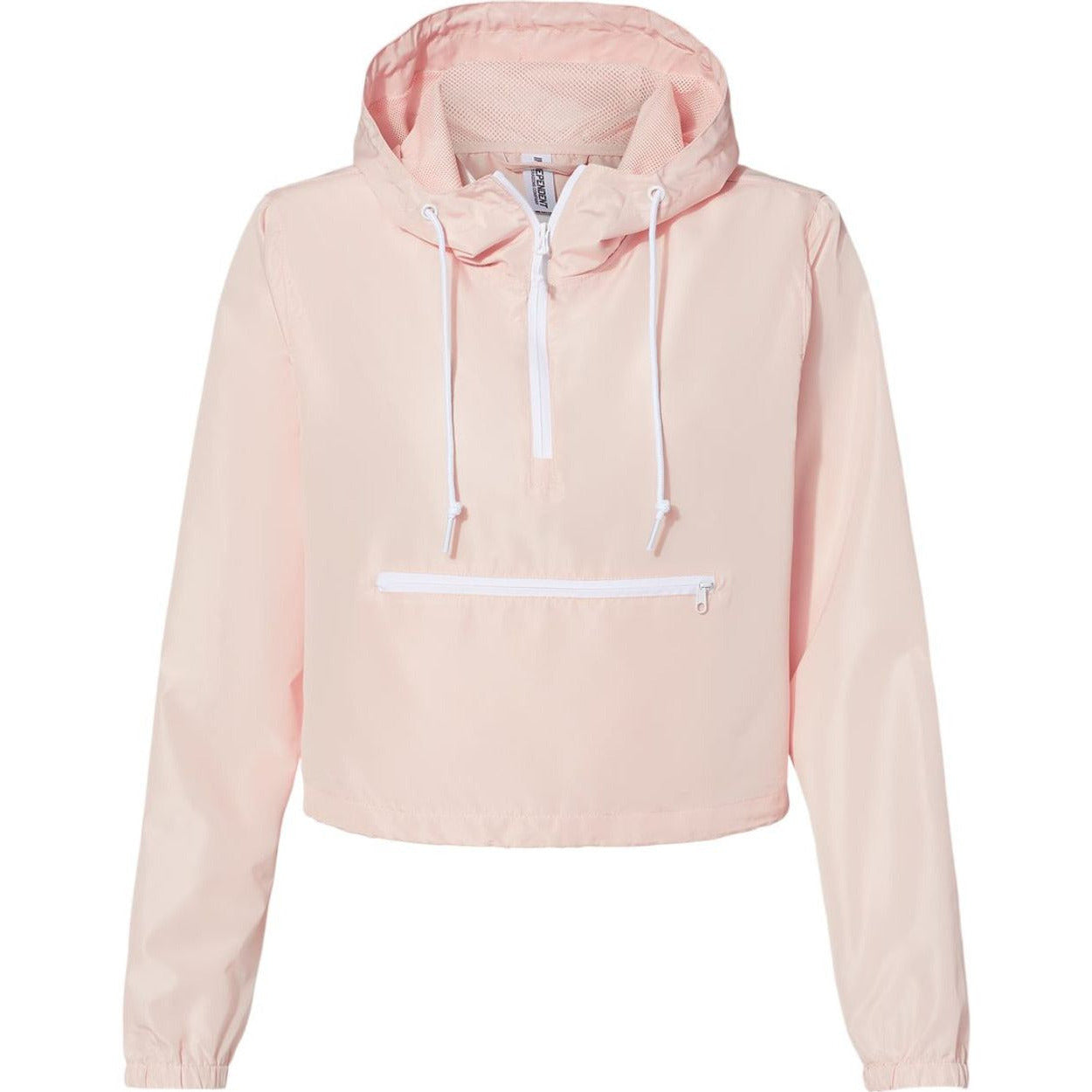 Blush/ White Zipper