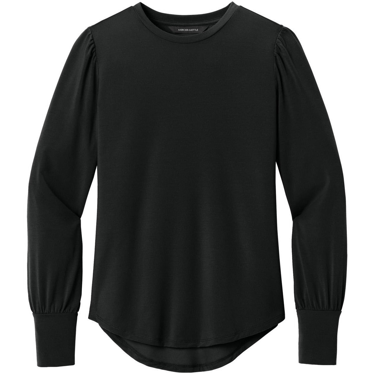 Mercer+Mettle Women's Stretch Jersey Long Sleeve Blouson Top