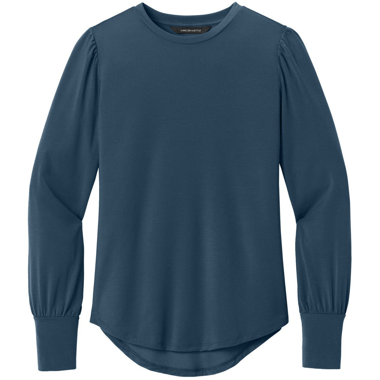 Mercer+Mettle Women's Stretch Jersey Long Sleeve Blouson Top