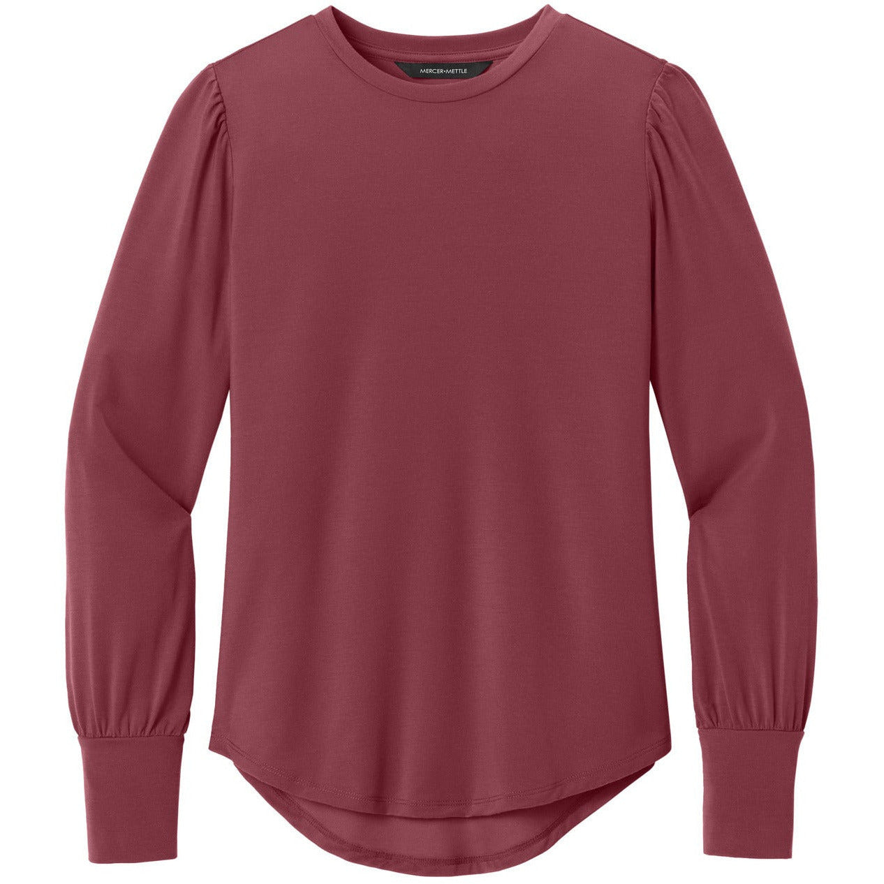 Mercer+Mettle Women's Stretch Jersey Long Sleeve Blouson Top