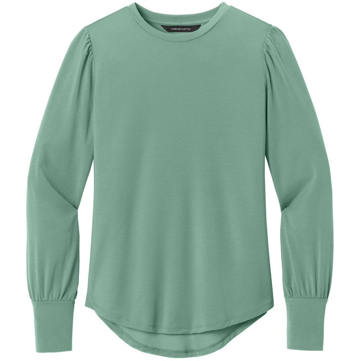 Mercer+Mettle Women's Stretch Jersey Long Sleeve Blouson Top